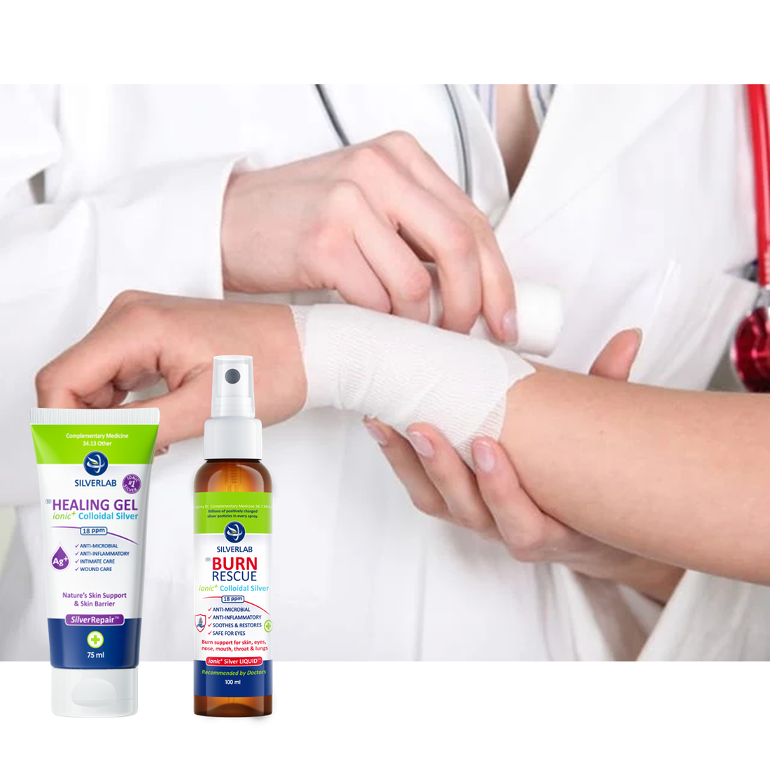 Colloidal Silver For Burn Care